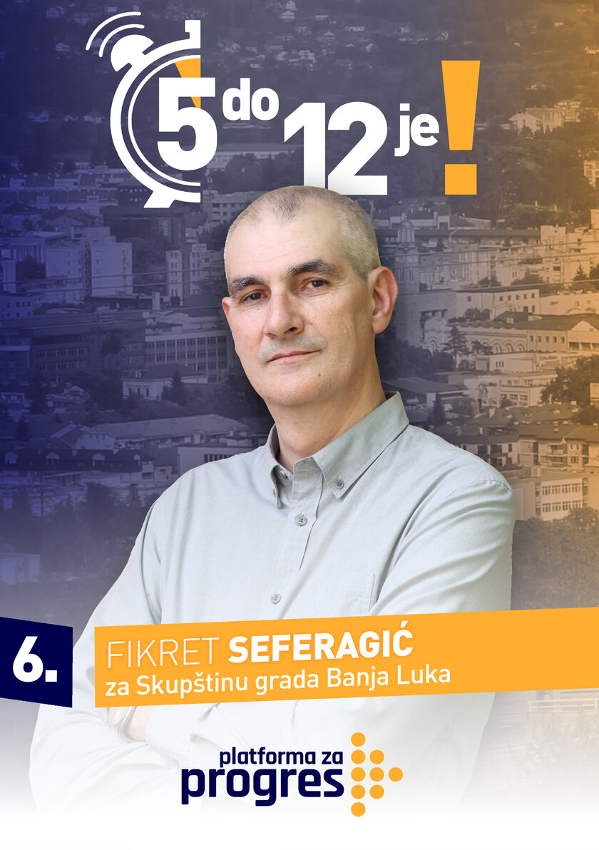 Fikret Seferagić - kandidat za Skupštinu grada Banja Luka