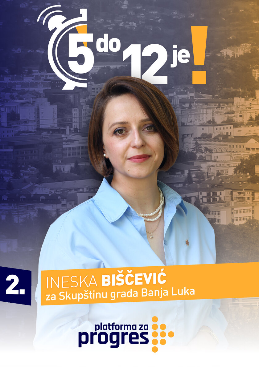 Ineska Biščević - kandidat za Skupštinu grada Banja Luka