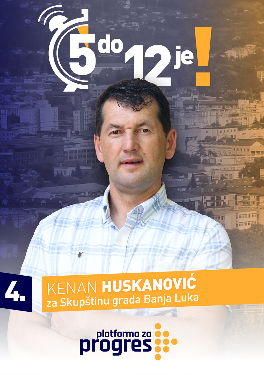 Kenan Huskanović - kandidat za Skupštinu grada Banja Luka