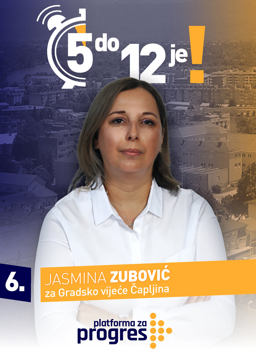 Jasmina Zubović - kandidat za Gradsko vijeće Čapljine