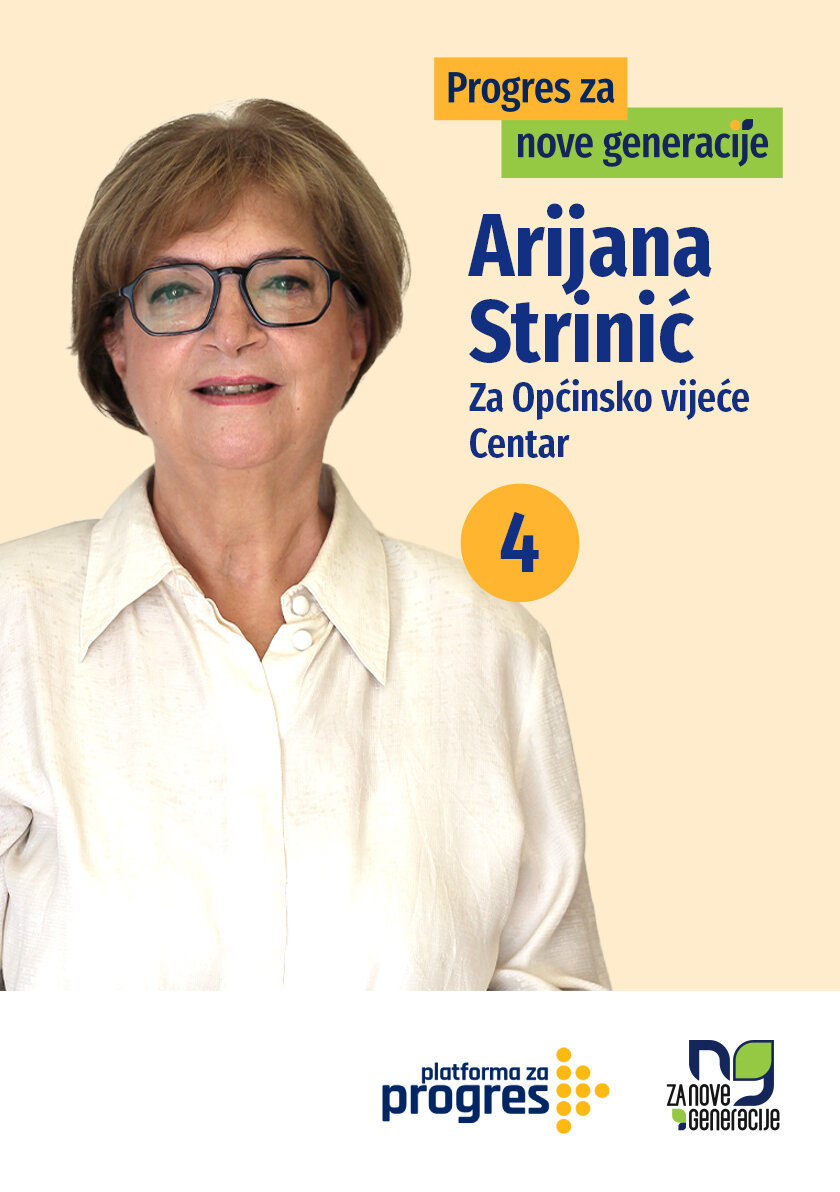 Arijana Strinić - kandidat za Općinsko vijeće općine Centar Sarajevo