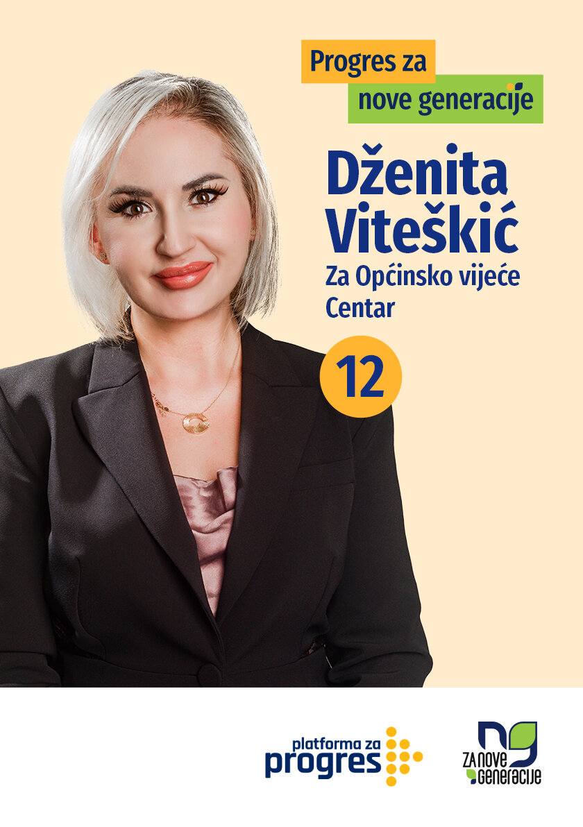 Dženita Viteškić - kandidat za Općinsko vijeće općine Centar Sarajevo