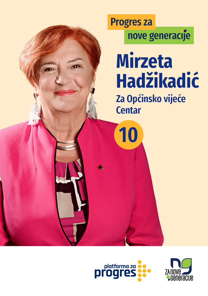 Mirzeta Hadžikadić - kandidat za Općinsko vijeće općine Centar Sarajevo