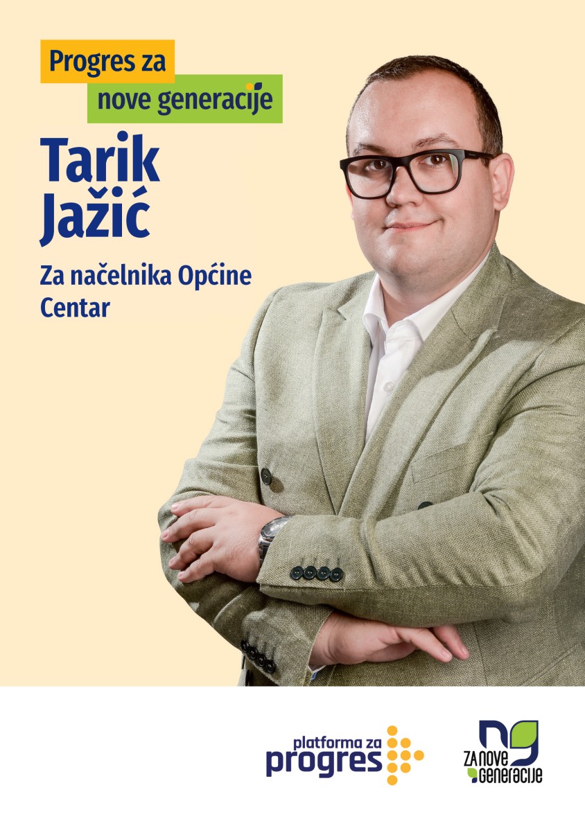 Tarik Jažić - kandidat za Načelnika općine Centar Sarajevo