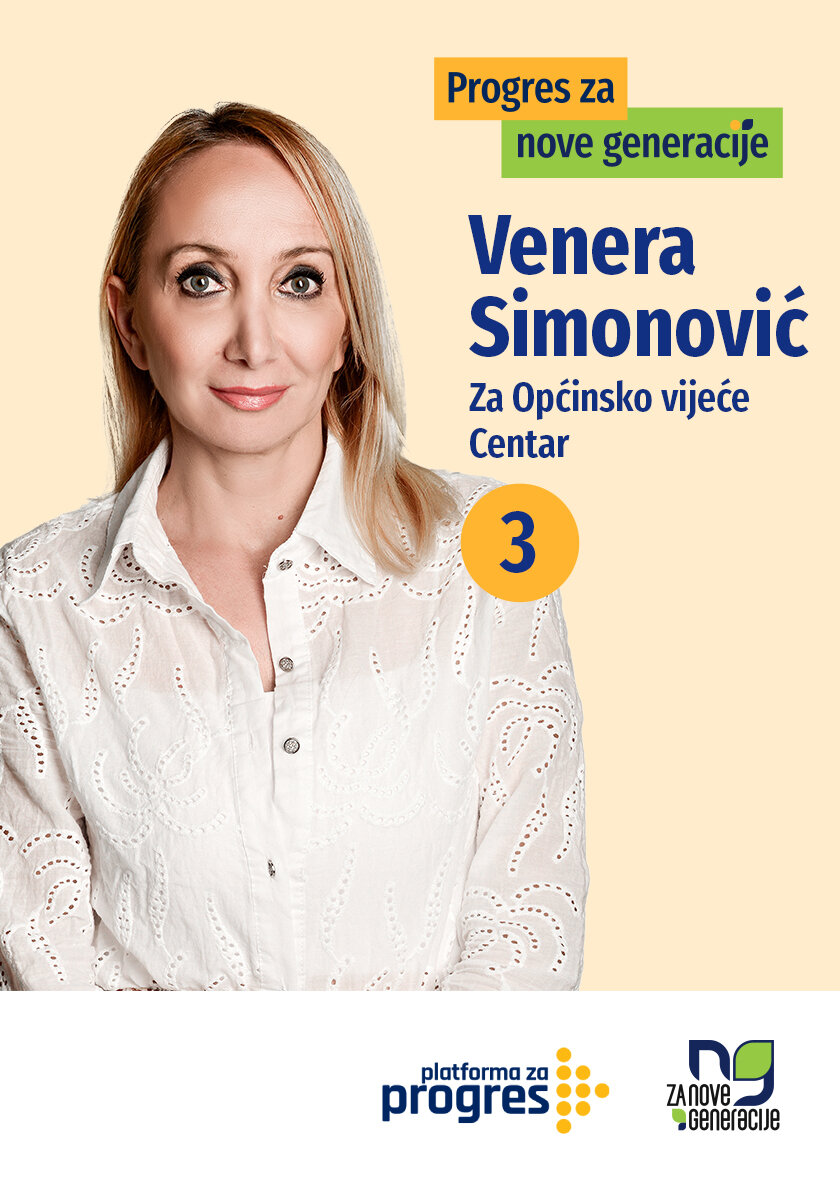 Venera Simonović - kandidat za Općinsko vijeće općine Centar Sarajevo