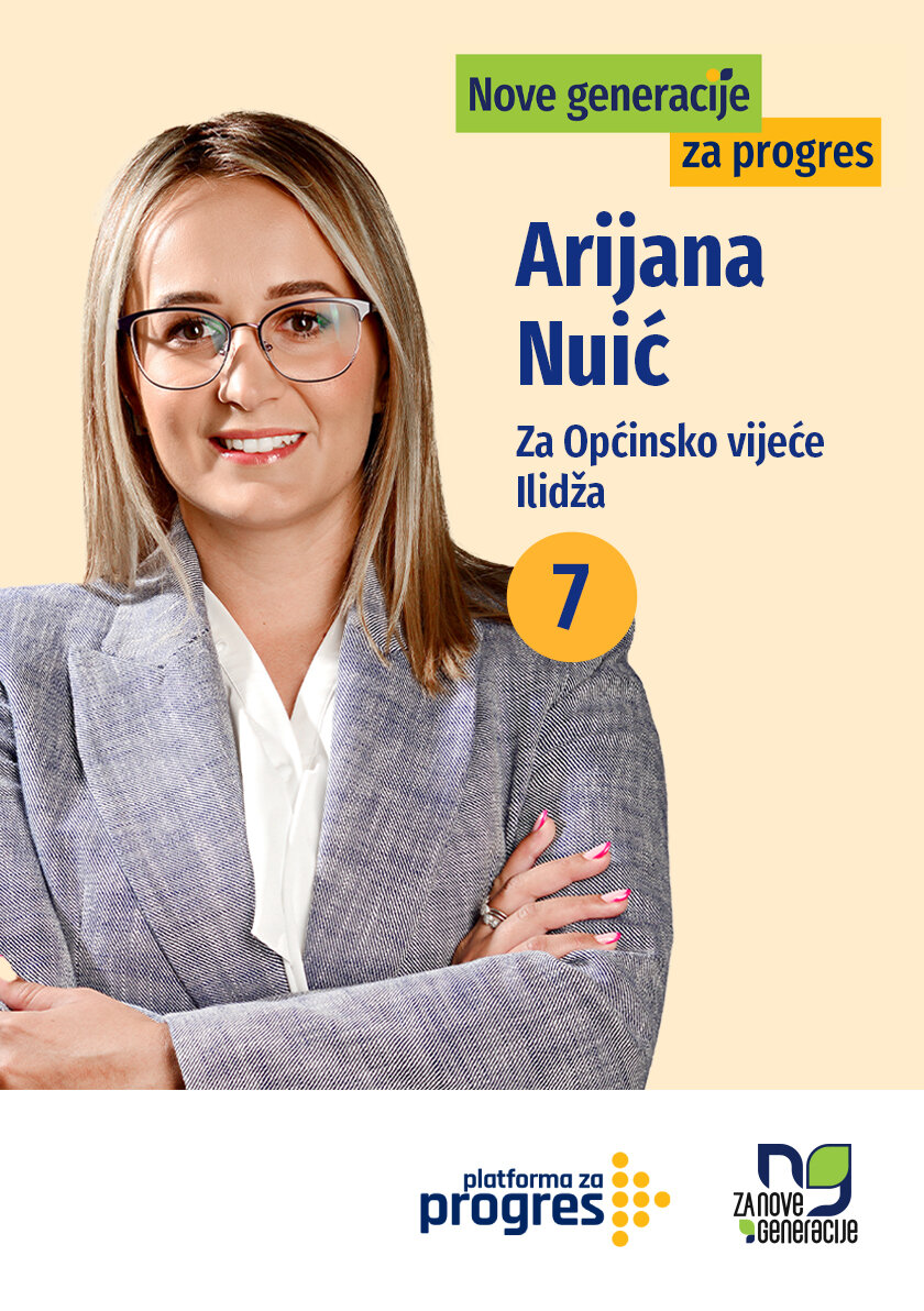 Arijana Nuić - kandidat za Općinsko vijeće općine Ilidža