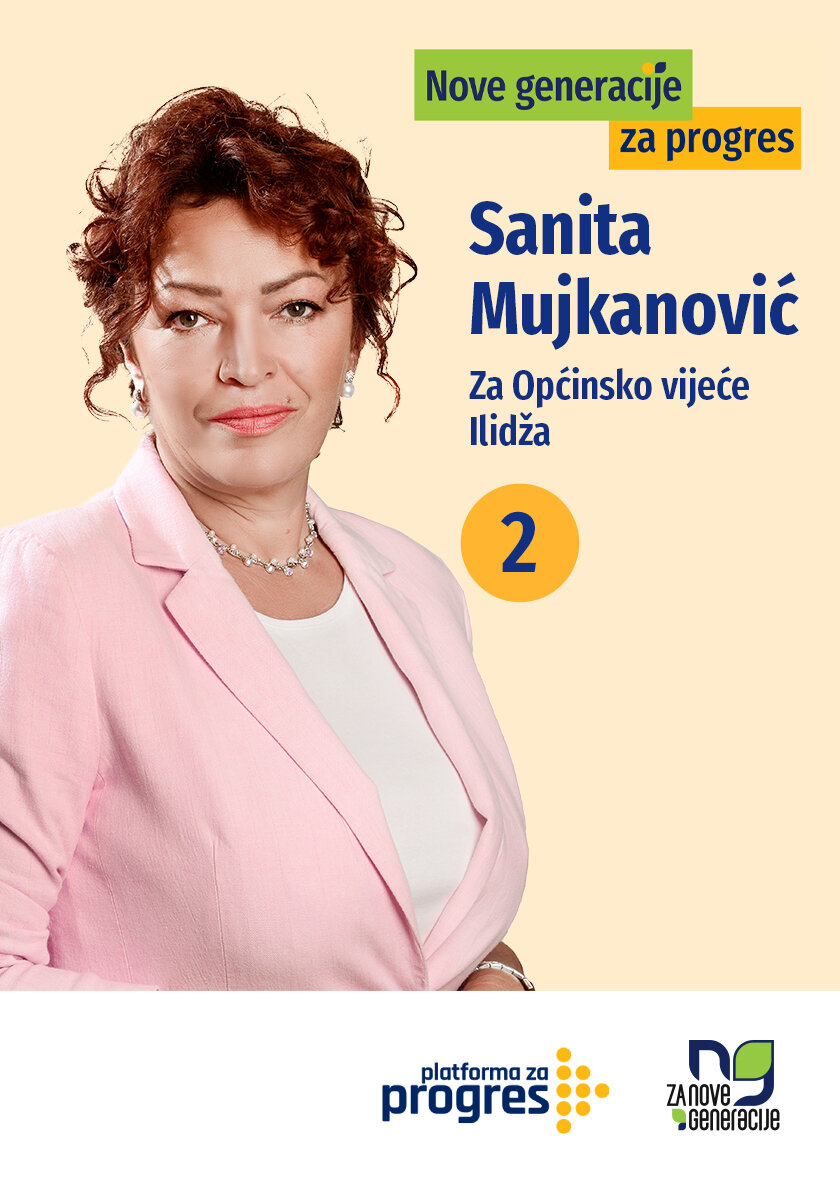 Sanita Mujkanović - kandidat za Općinsko vijeće općine Ilidža