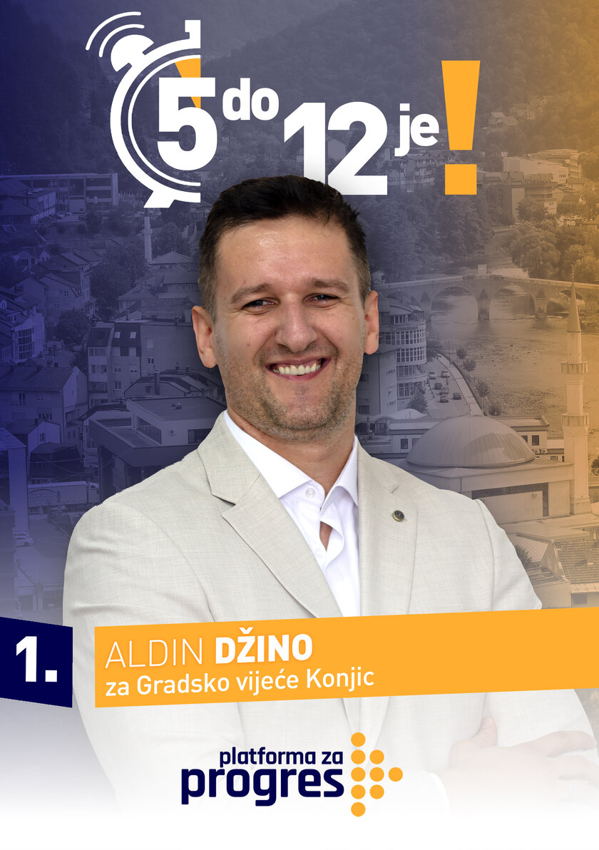 Aldin Džino - kandidat za Gradsko vijeće Konjic