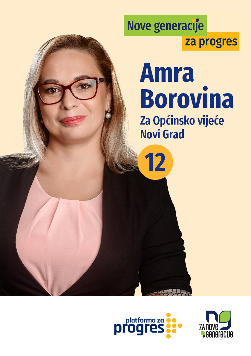 Amra Borovina - kandidat za Općinsko vijeće općine Centar Sarajevo