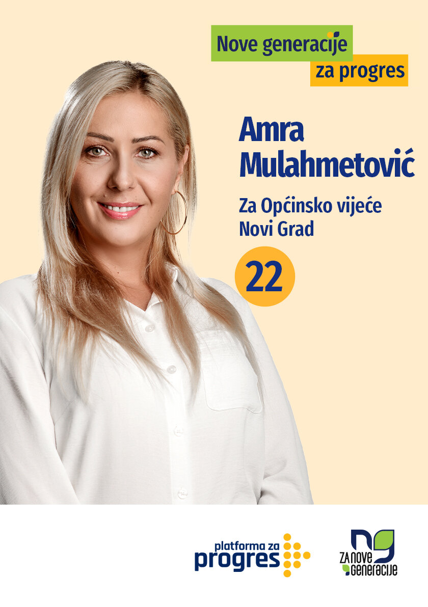 Amra Mulahmetović - kandidat za Općinsko vijeće općine Centar Sarajevo