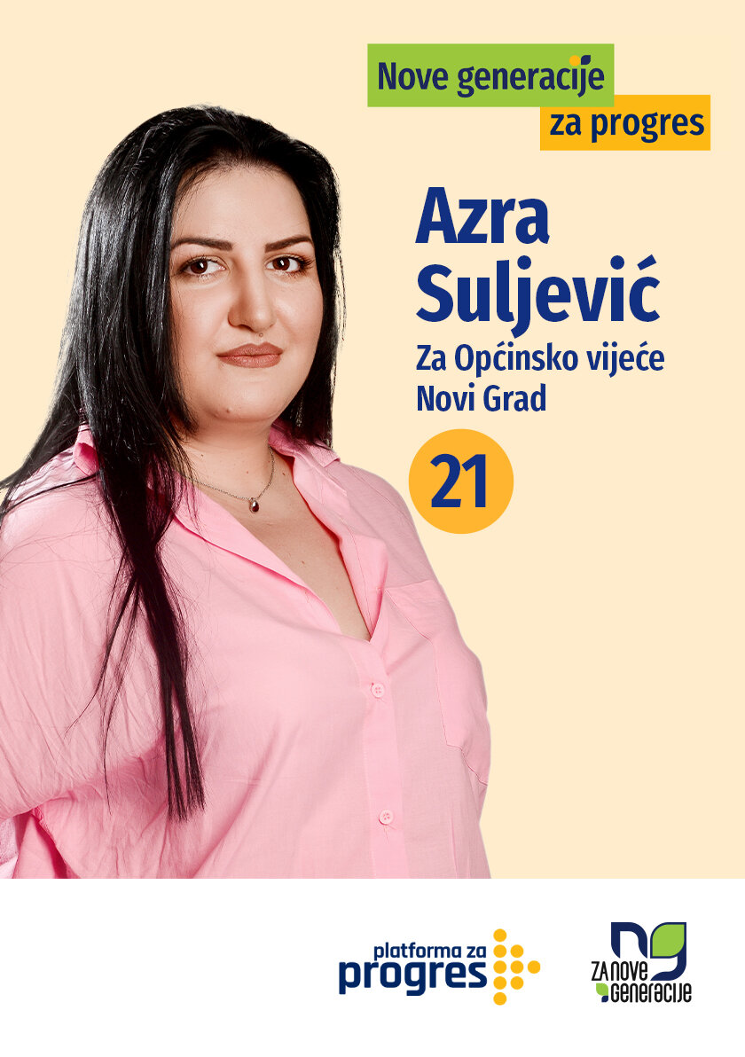 Azra Suljević - kandidat za Općinsko vijeće općine Centar Sarajevo