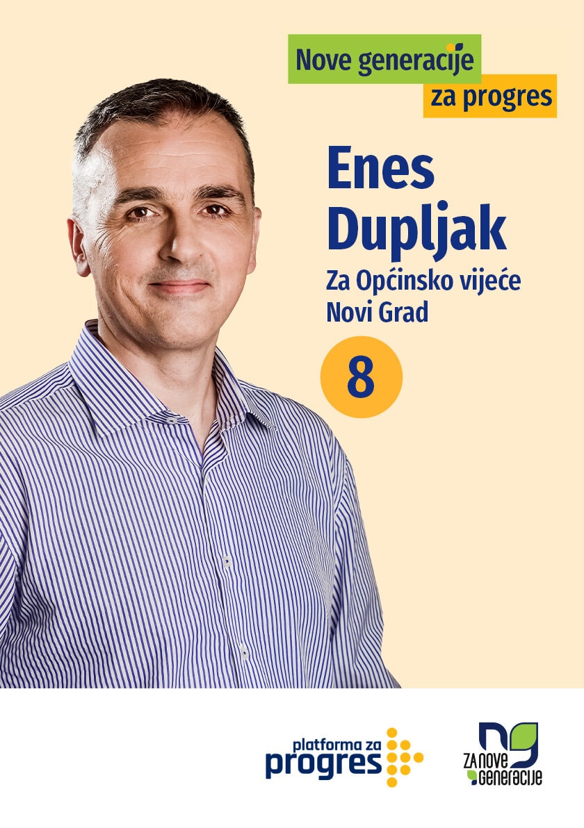 Enes Dupljak - kandidat za Općinsko vijeće općine Centar Sarajevo