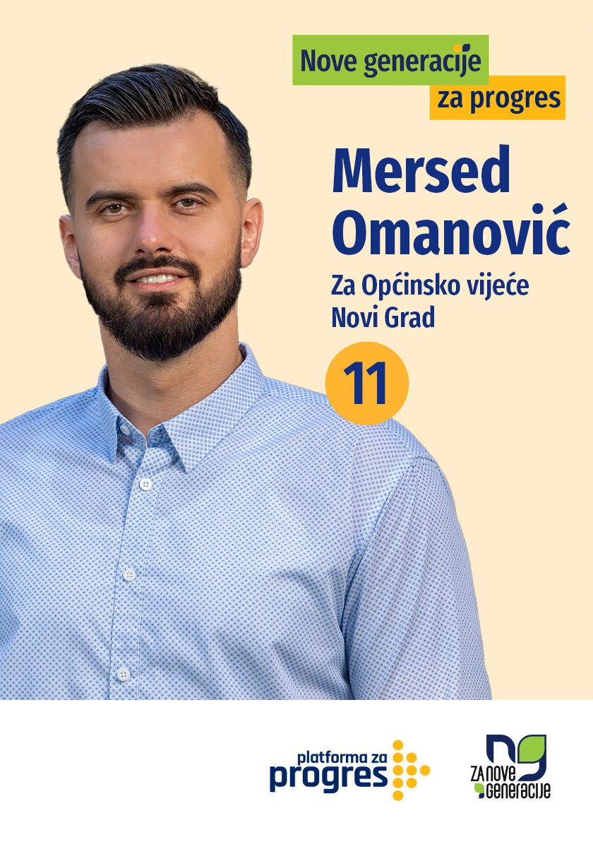 Mersed Omanović - kandidat za Općinsko vijeće općine Centar Sarajevo