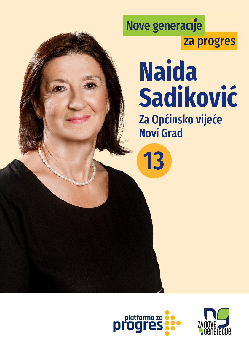 Naida Sadiković - kandidat za Općinsko vijeće općine Centar Sarajevo