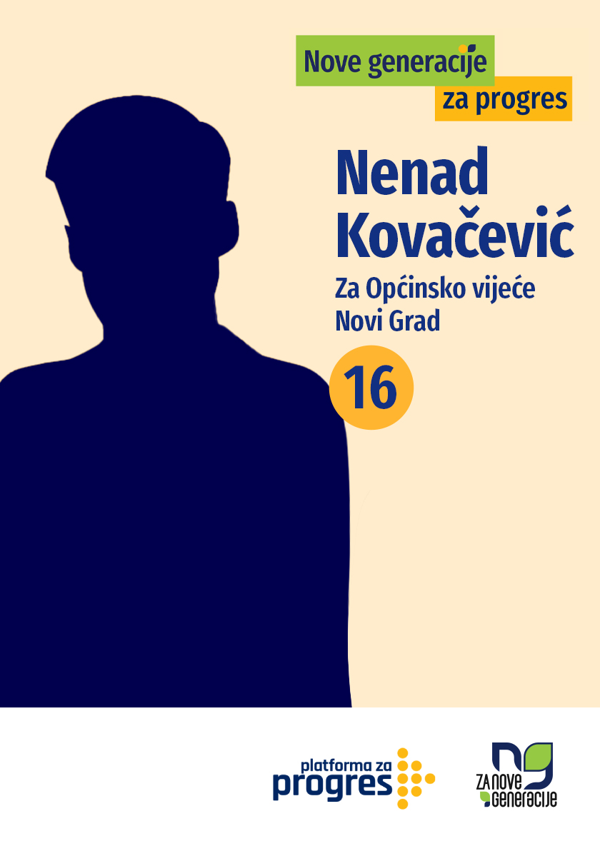 Nenad Kovačević - kandidat za Općinsko vijeće općine Centar Sarajevo