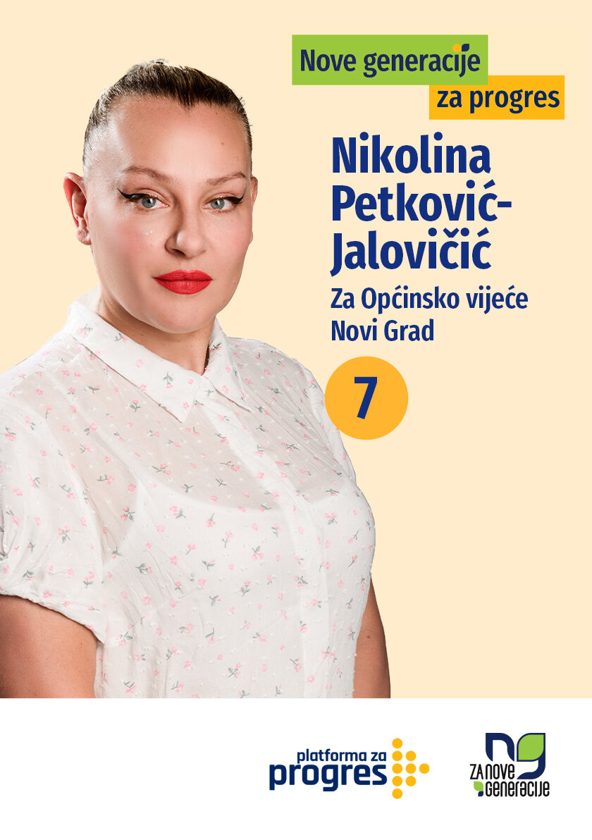 Nikolina Petković-Jalovičić - kandidat za Općinsko vijeće općine Centar Sarajevo