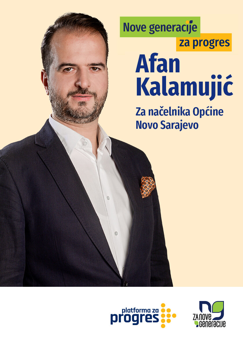 Afan Kalamujić - kandidat za Načelnika općine Novo Sarajevo