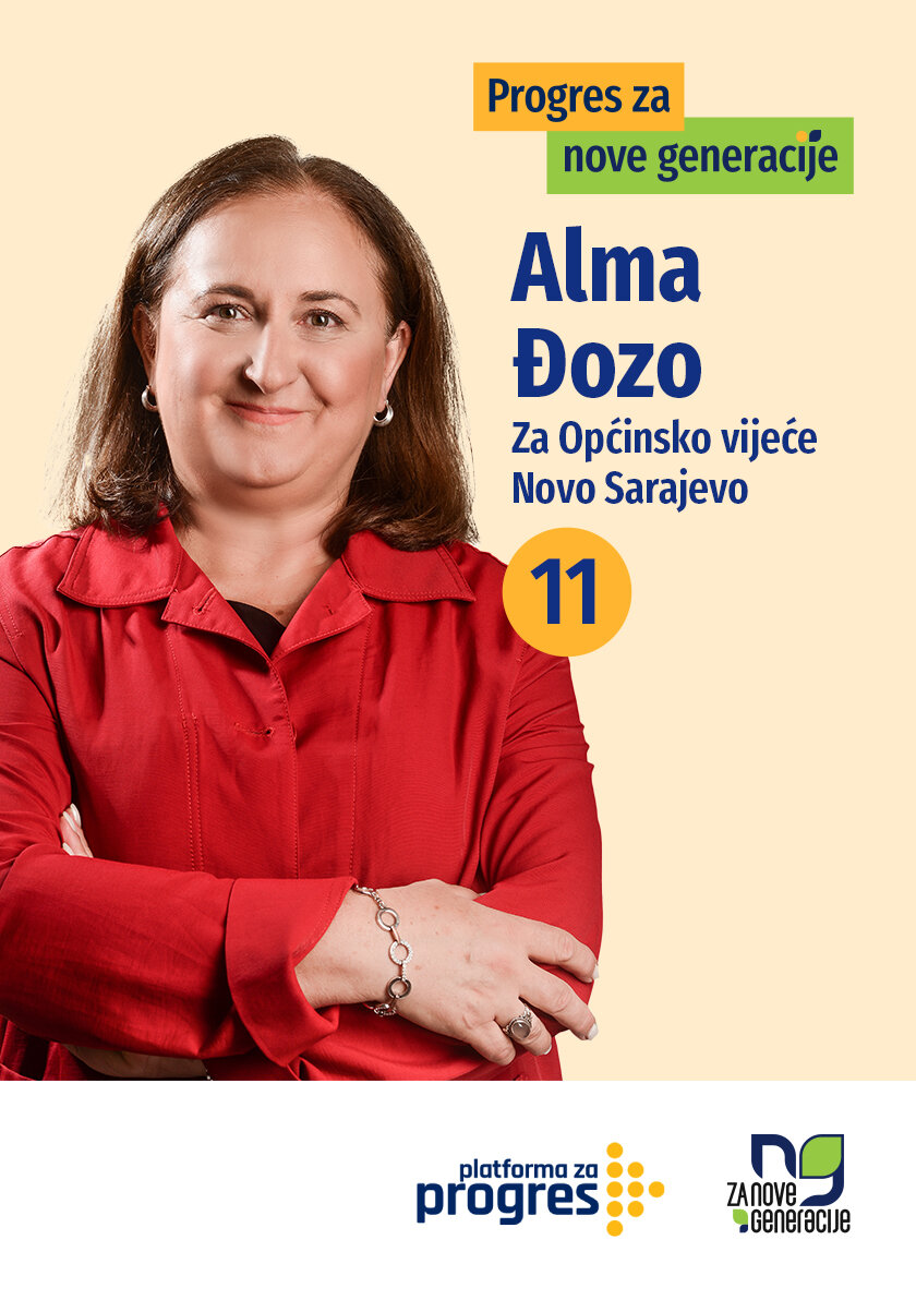 Alma Đozo - kandidat za Općinsko vijeće općine Novo Sarajevo