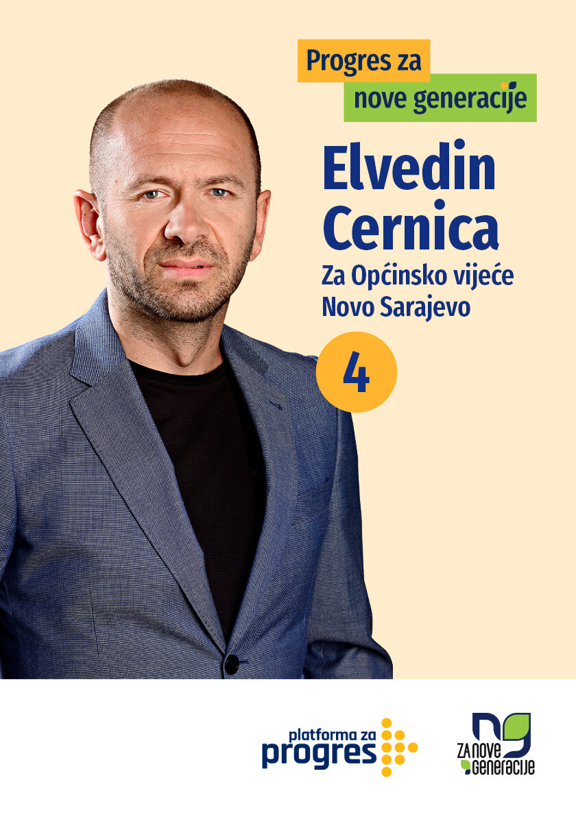 Elvedin Cernica - kandidat za Općinsko vijeće općine Novo Sarajevo