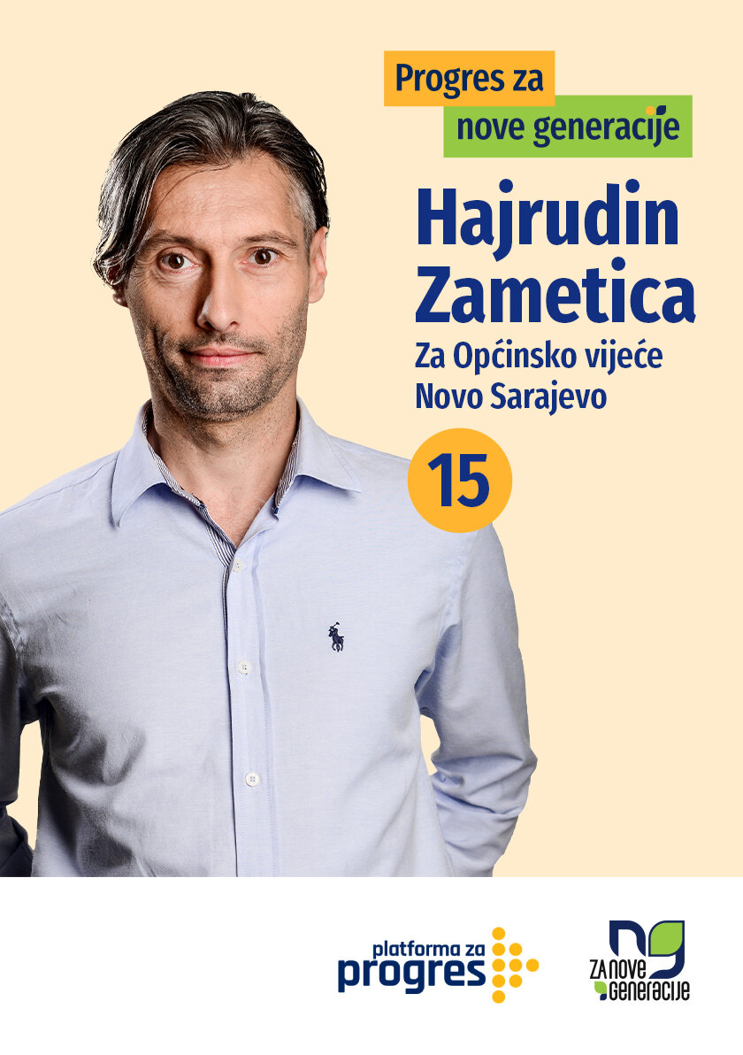 Hajrudin Zametica - kandidat za Općinsko vijeće općine Novo Sarajevo