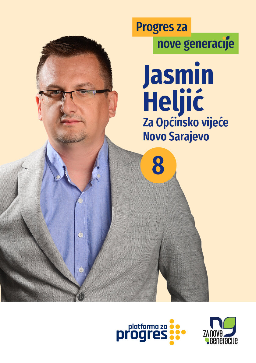 Jasmin Heljić - kandidat za Općinsko vijeće općine Novo Sarajevo