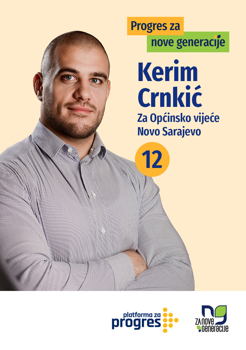 Kerim Crnkić - kandidat za Općinsko vijeće općine Novo Sarajevo