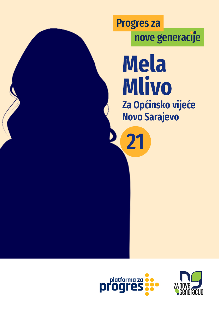 Mela Mlivo - kandidat za Općinsko vijeće općine Novo Sarajevo