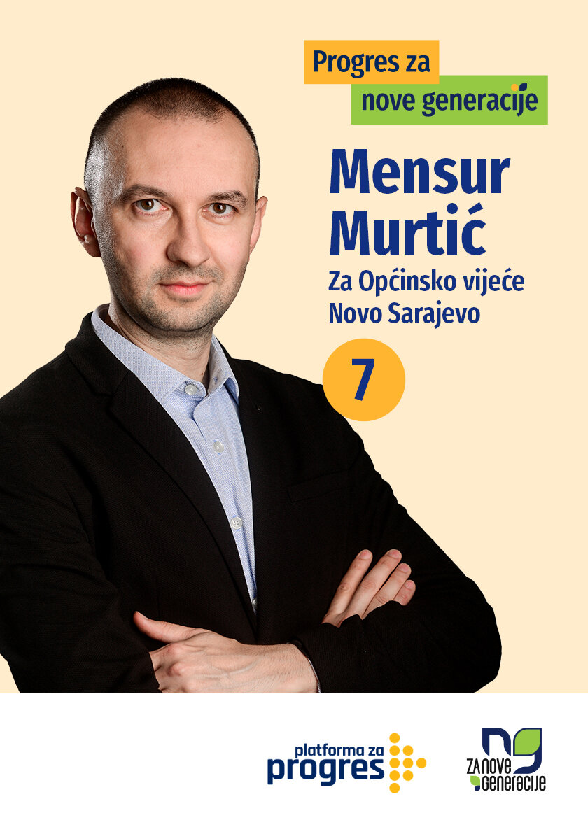 Mensur Murtić - kandidat za Općinsko vijeće općine Novo Sarajevo