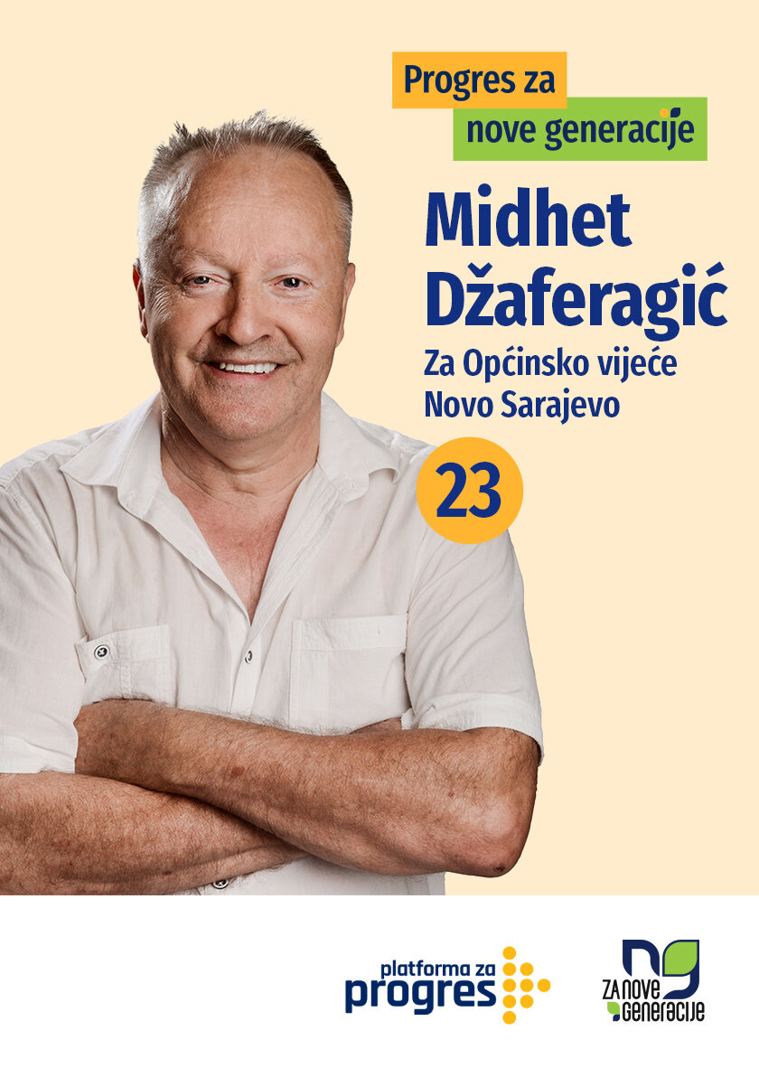 Midhet Džaferagić - kandidat za Općinsko vijeće općine Novo Sarajevo