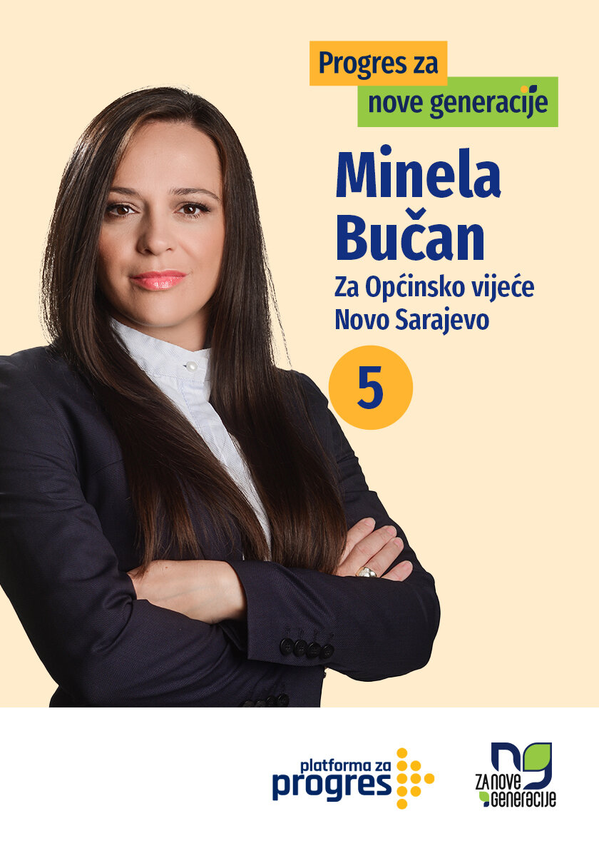 Minela Bučan - kandidat za Općinsko vijeće općine Novo Sarajevo