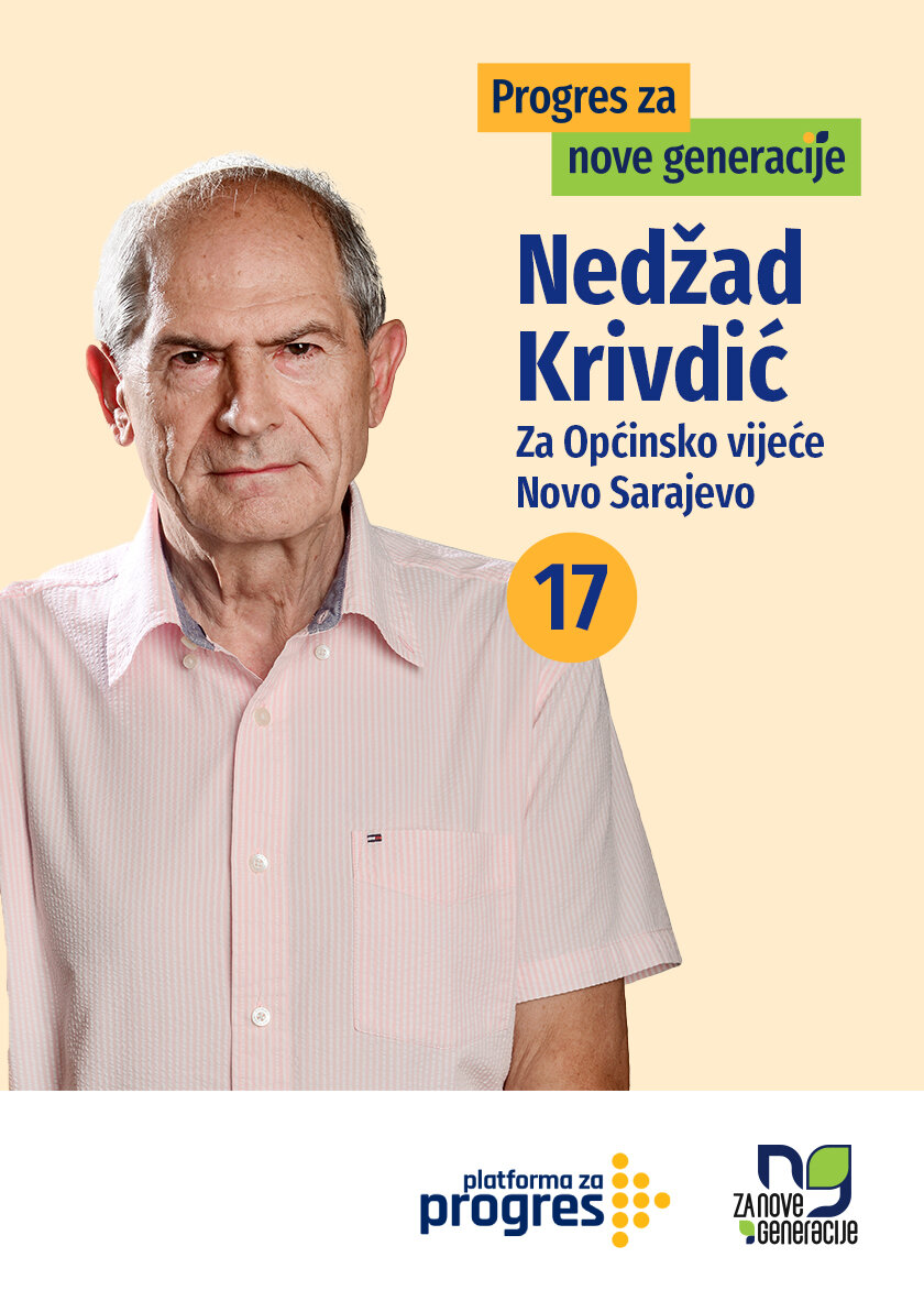 Nedžad Krivdić - kandidat za Općinsko vijeće općine Novo Sarajevo