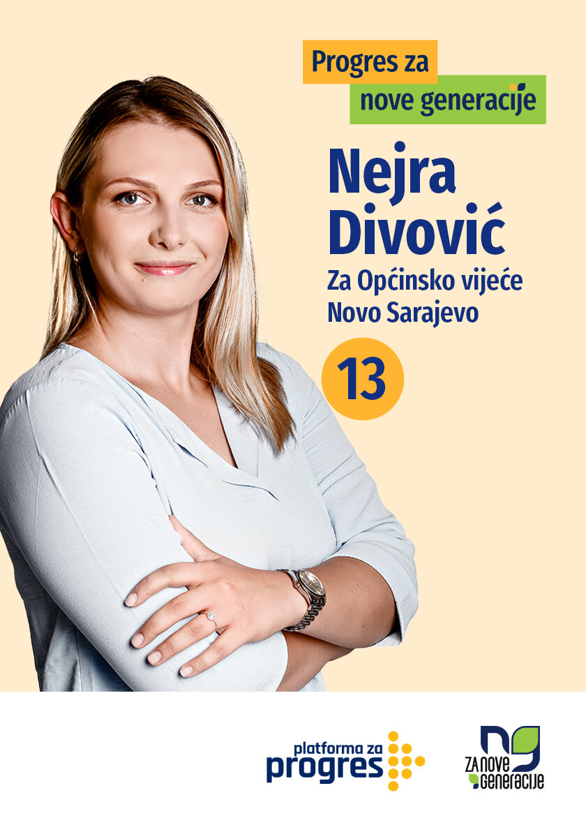 Nejra Divović - kandidat za Općinsko vijeće općine Novo Sarajevo