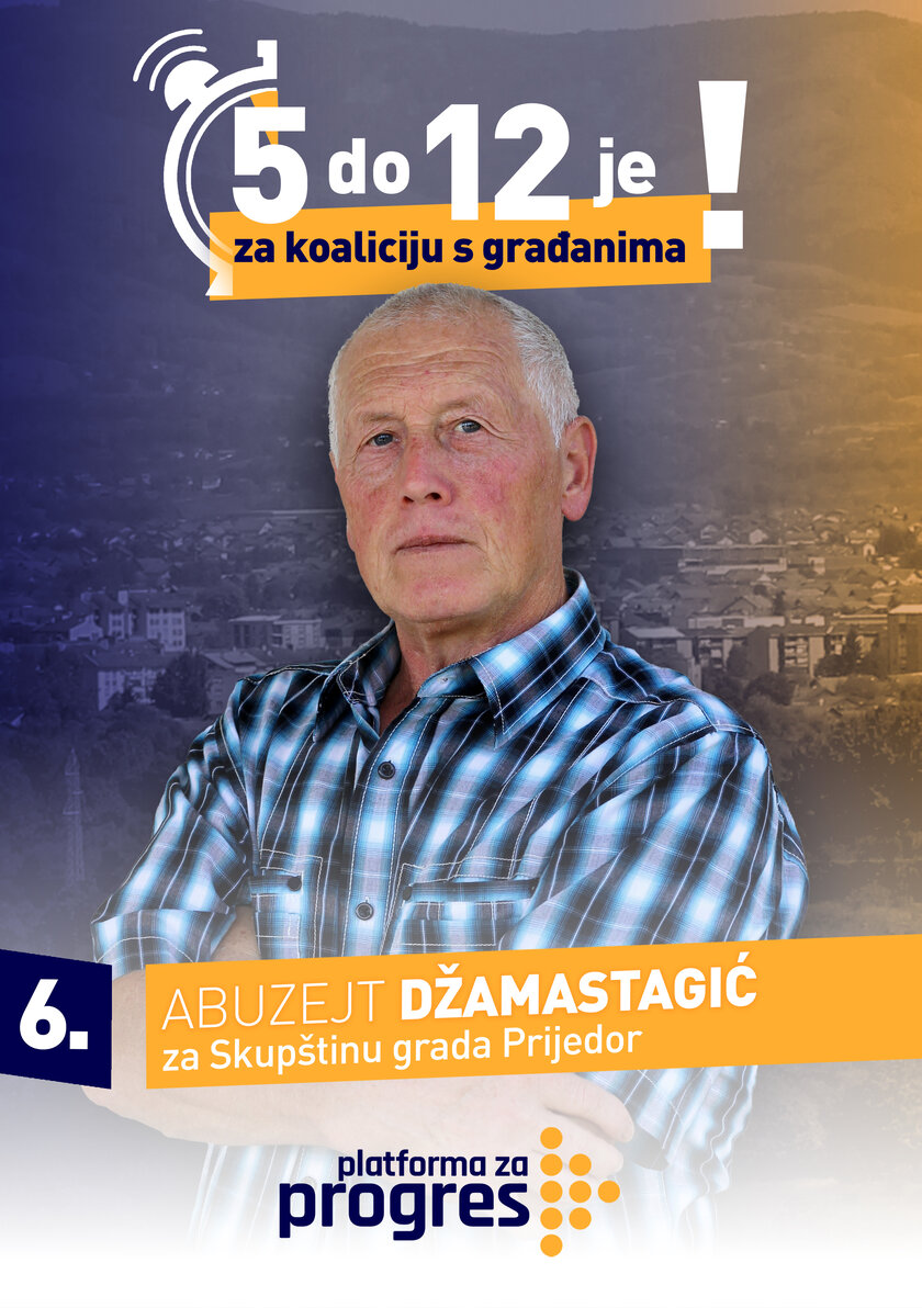 Abuzejt Džamastagić - kandidat za Skupštinu grada Prijedor