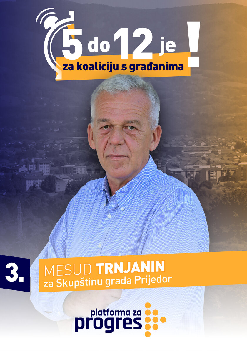 Mesud Trnjanin - kandidat za Skupštinu grada Prijedor