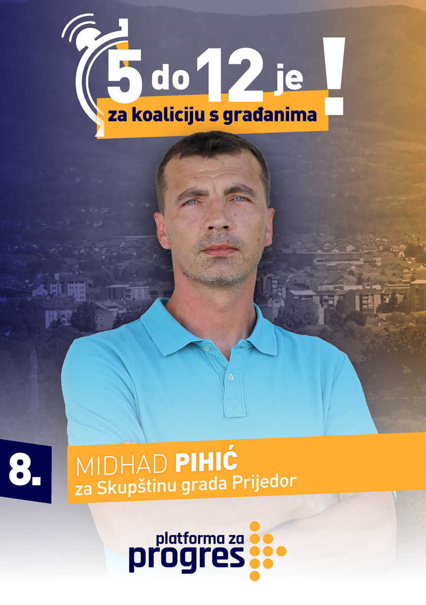 Midhad Pihić - kandidat za Skupštinu grada Prijedor