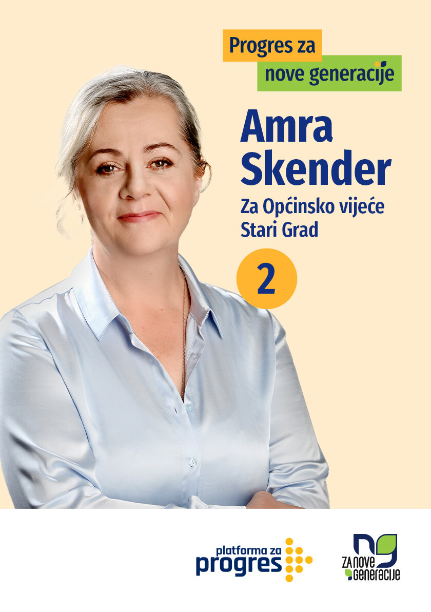 Amra Skender - kandidat za Općinsko vijeće općine Stari Grad Sarajevo