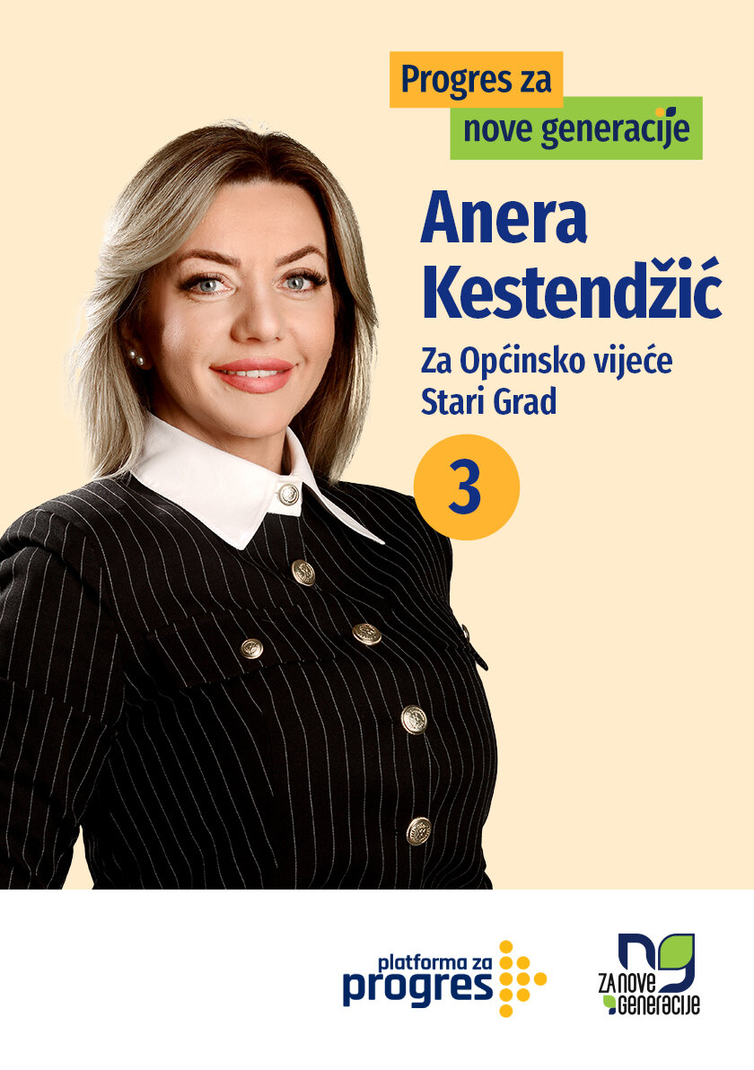 Anera Kestendžić - kandidat za Općinsko vijeće općine Stari Grad Sarajevo