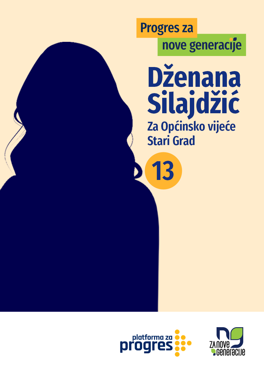 Dženana Silajdžić - kandidat za Općinsko vijeće općine Stari Grad Sarajevo