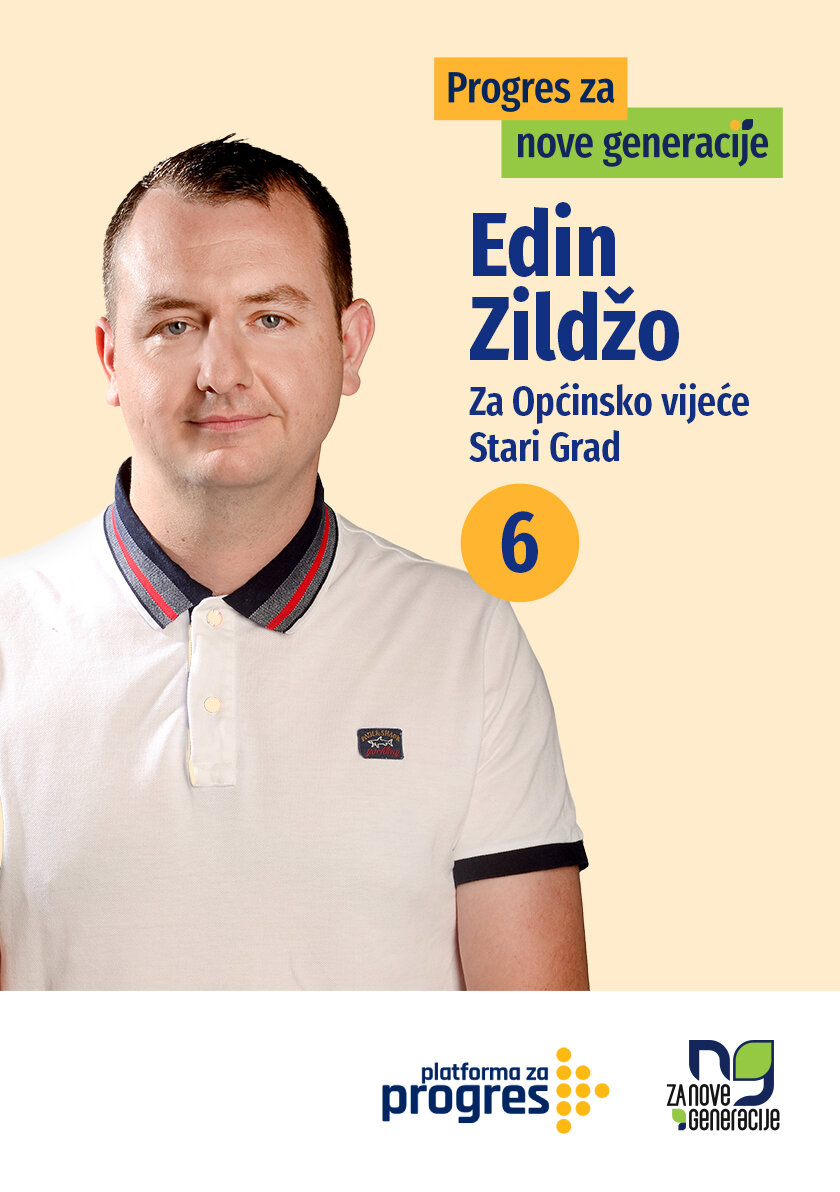 Edin Zildžo - kandidat za Općinsko vijeće općine Stari Grad Sarajevo