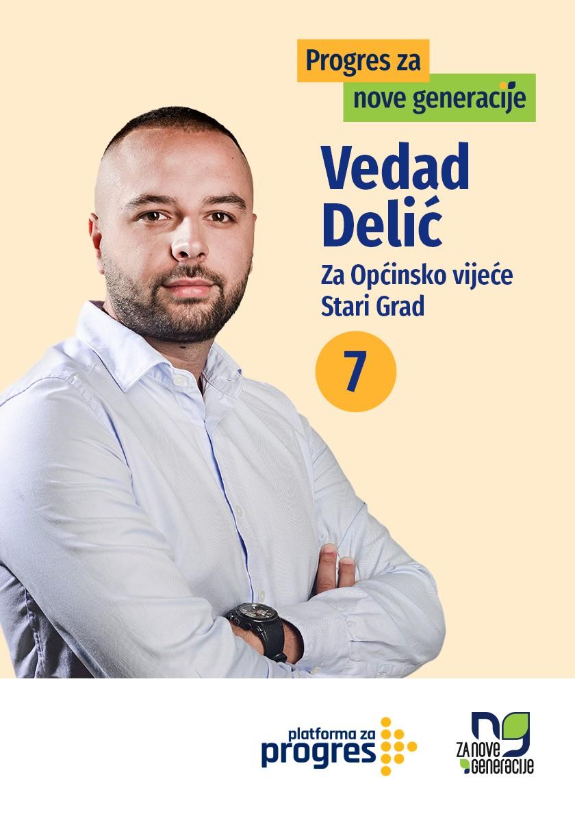 Vedad Delić - kandidat za Općinsko vijeće općine Stari Grad Sarajevo