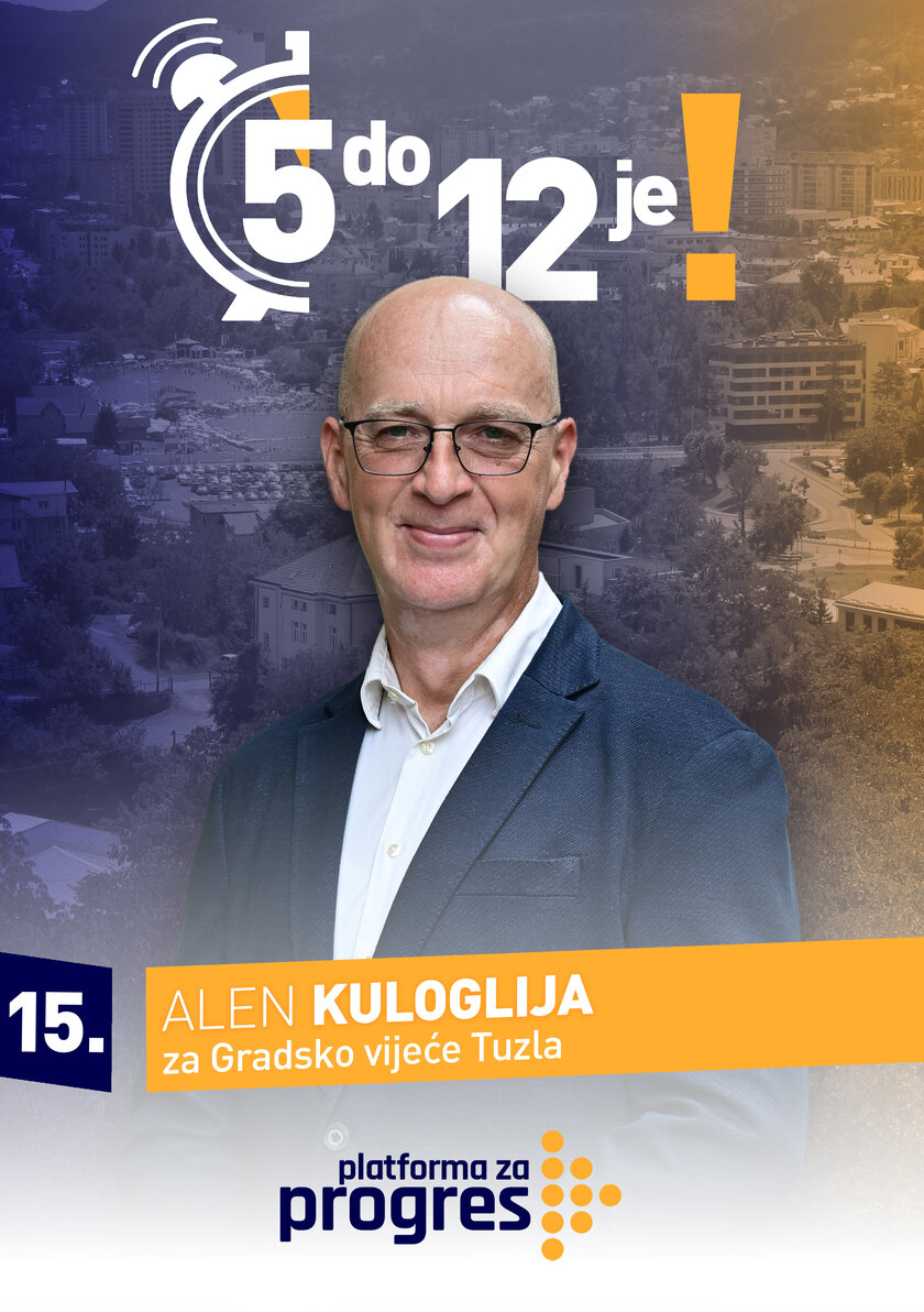 Alen Kuloglija - kandidat za Gradsko vijeće Tuzla