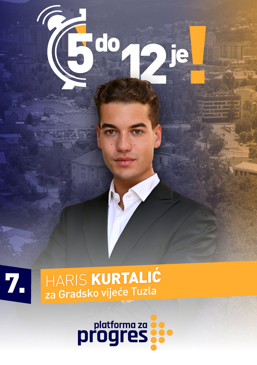 Haris Kurtalić - kandidat za Gradsko vijeće Tuzla