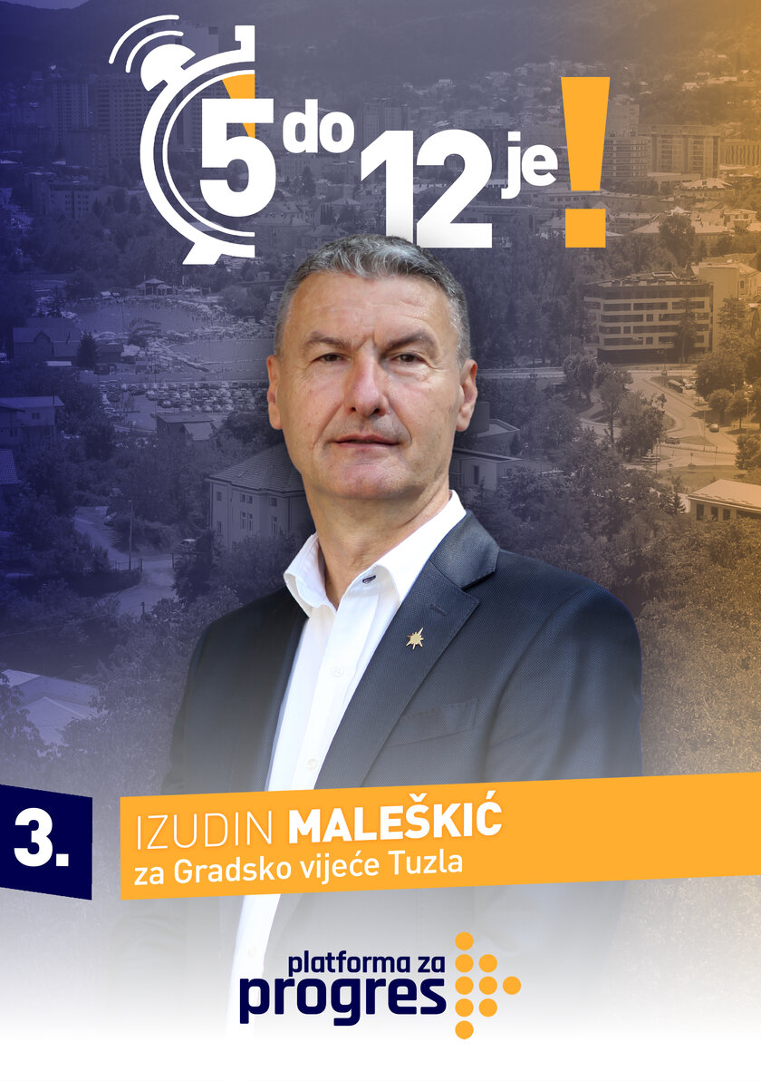 Izudin Maleškić - kandidat za Gradsko vijeće Tuzla