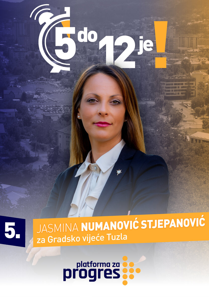 Jasmina Numanović Stjepanović - kandidat za Gradsko vijeće Tuzla