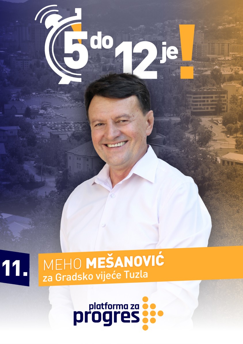 Meho Mešanović - kandidat za Gradsko vijeće Tuzla