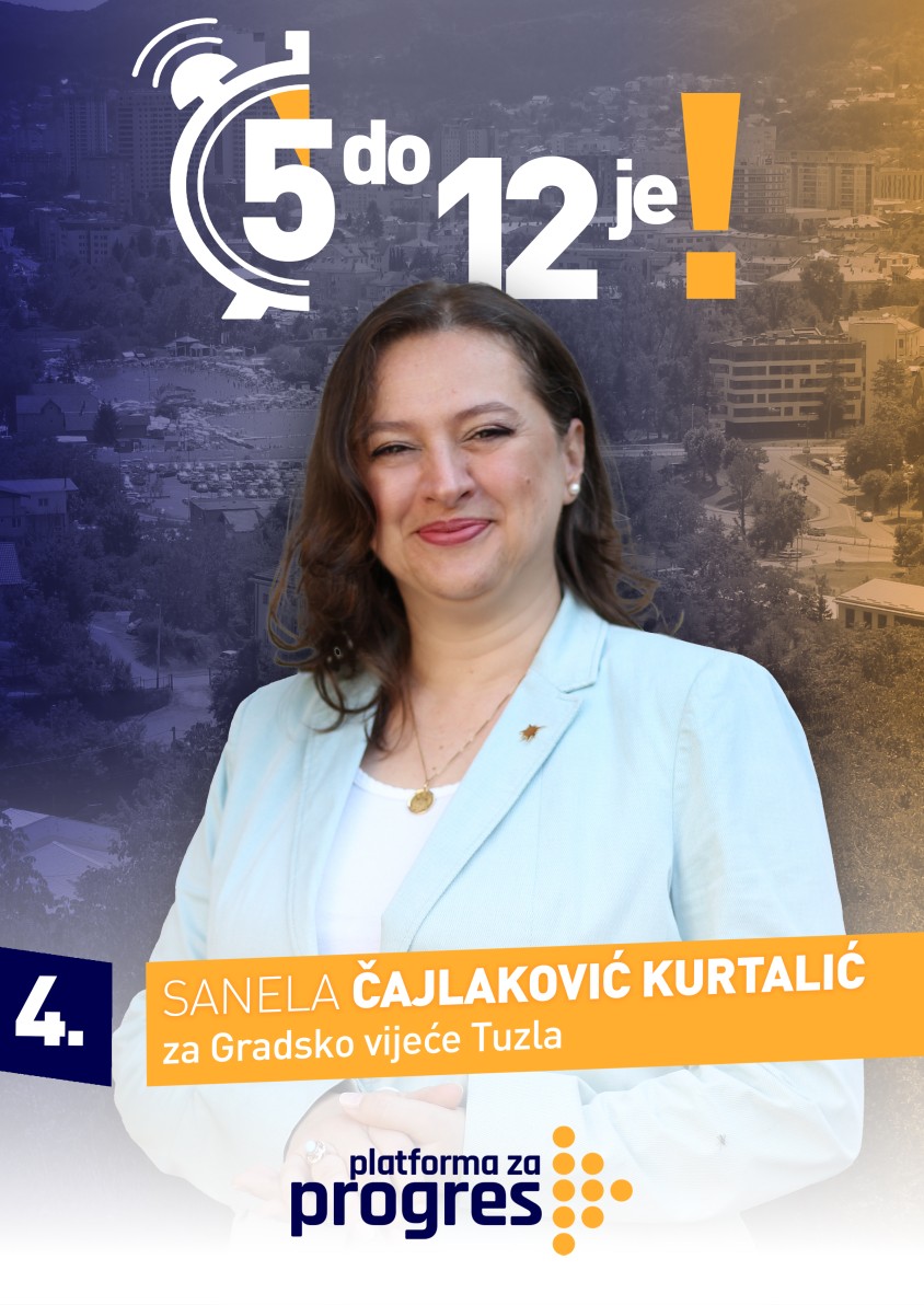 Sanela Čajlaković Kurtalić - kandidat za Gradsko vijeće Tuzla