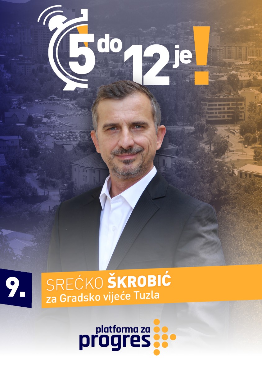 Srećko Škrobić - kandidat za Gradsko vijeće Tuzla