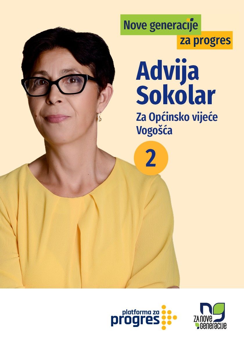 Advija Sokolar - kandidat za Općinsko vijeće općine Vogošća