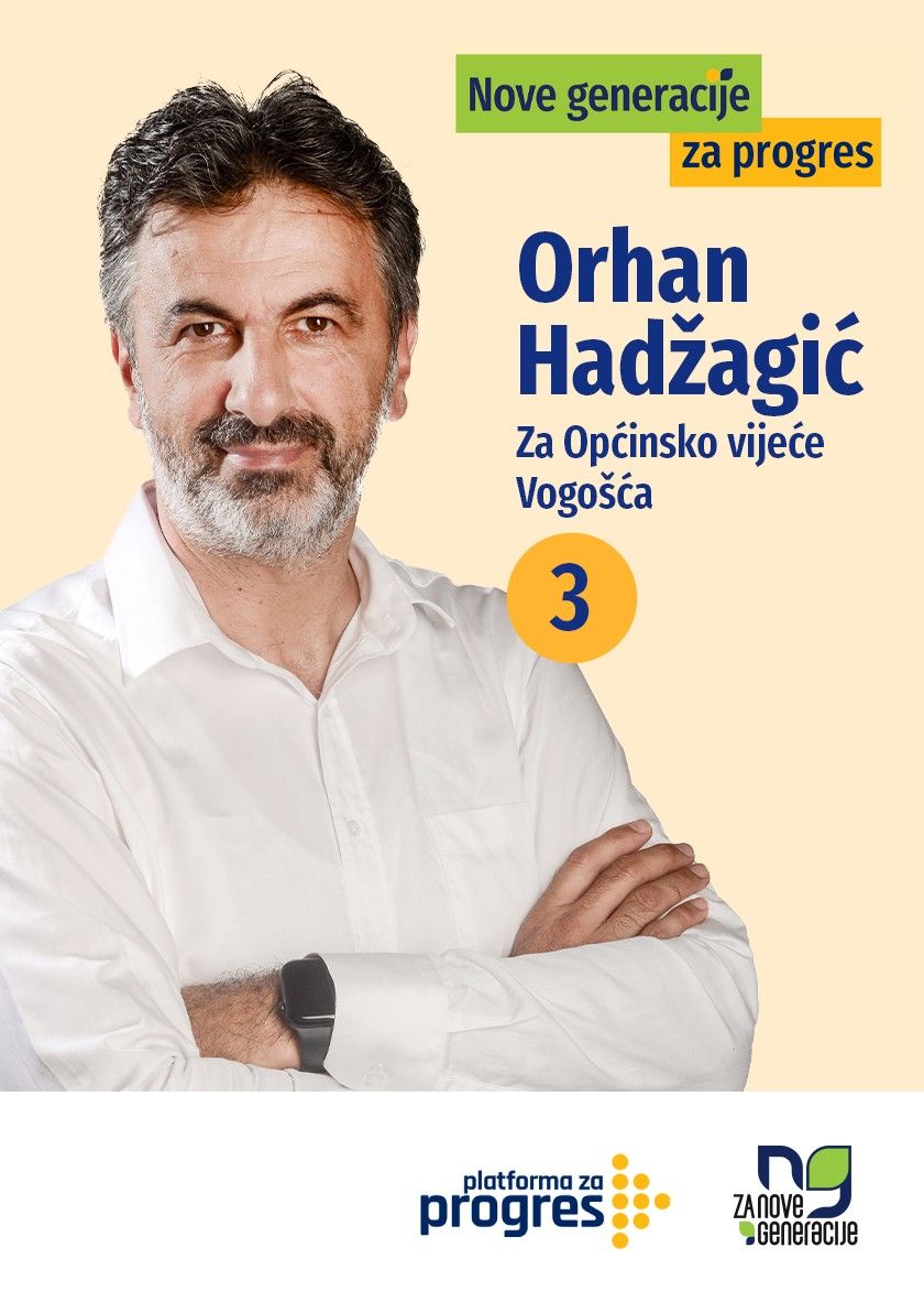 Orhan Hadžagić - kandidat za Općinsko vijeće općine Vogošća