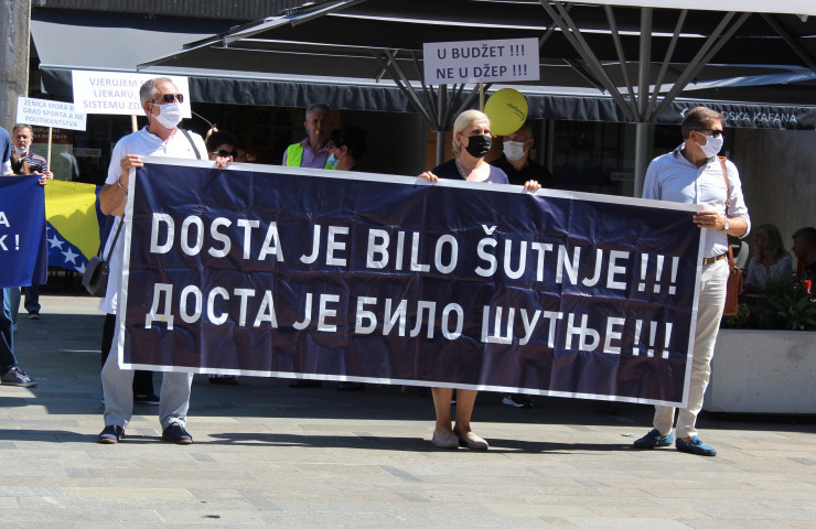 Protestna šetnja u Zenici: Vratimo sport Bosne i Hercegovine na vrh tabele!